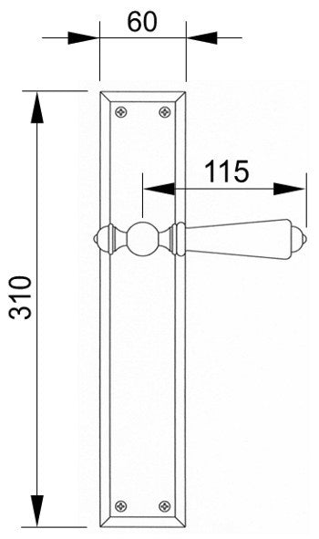 Technical drawing - Bronces Mestre