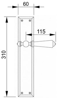 Technical drawing - Bronces Mestre