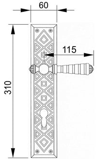 Technical drawing - Bronces Mestre