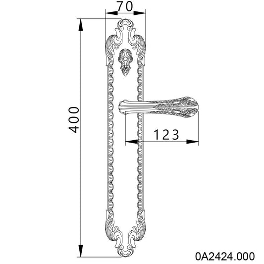 Technical drawing - Bronces Mestre