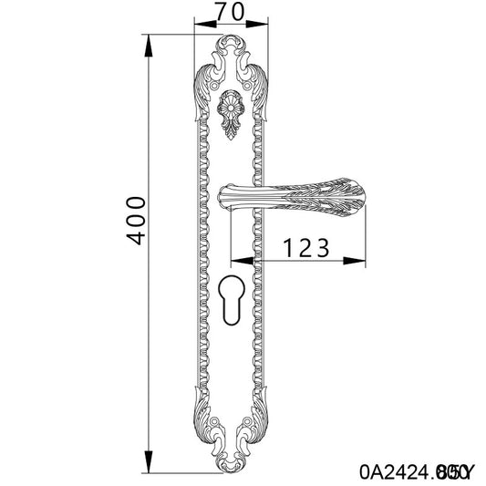 Technical drawing - Bronces Mestre