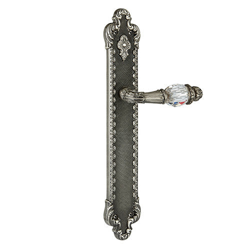 Bronces Mestre Treasure Door lever handles set on plates with Swarovski crystal - 0A2441-000