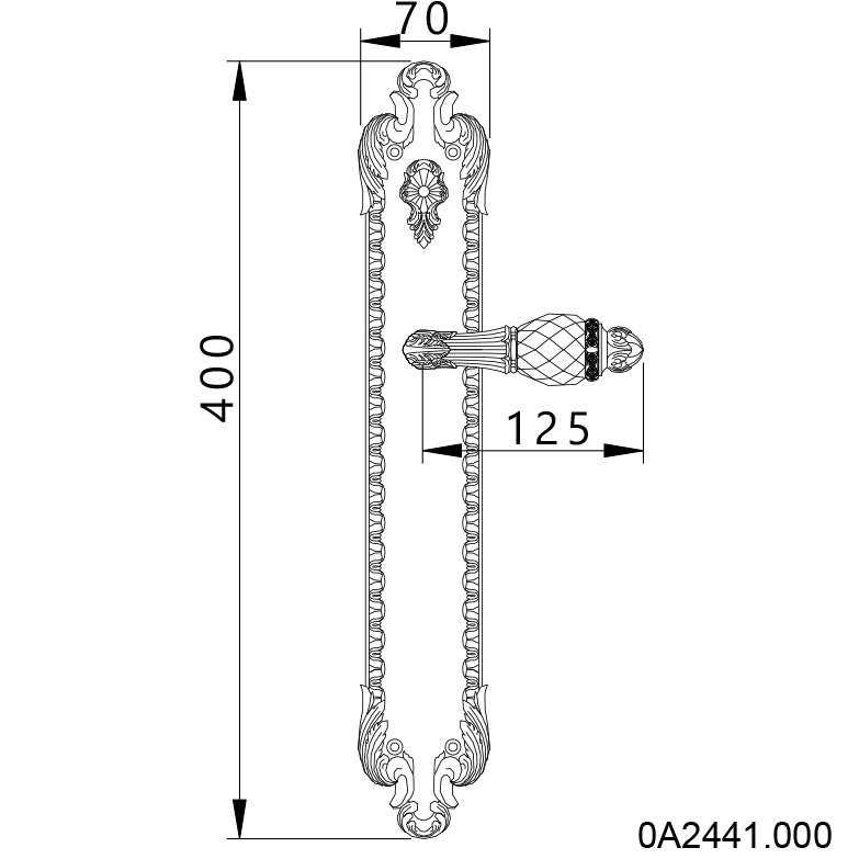 Technical drawing - Bronces Mestre