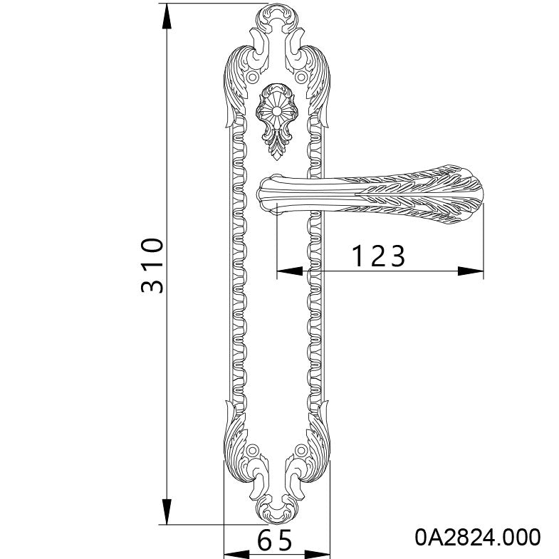 Technical drawing - Bronces Mestre