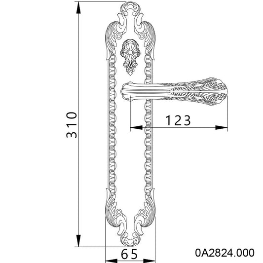 Technical drawing - Bronces Mestre