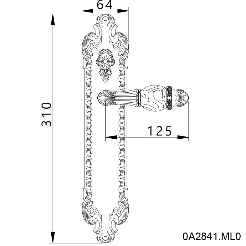 Technical drawing - Bronces Mestre