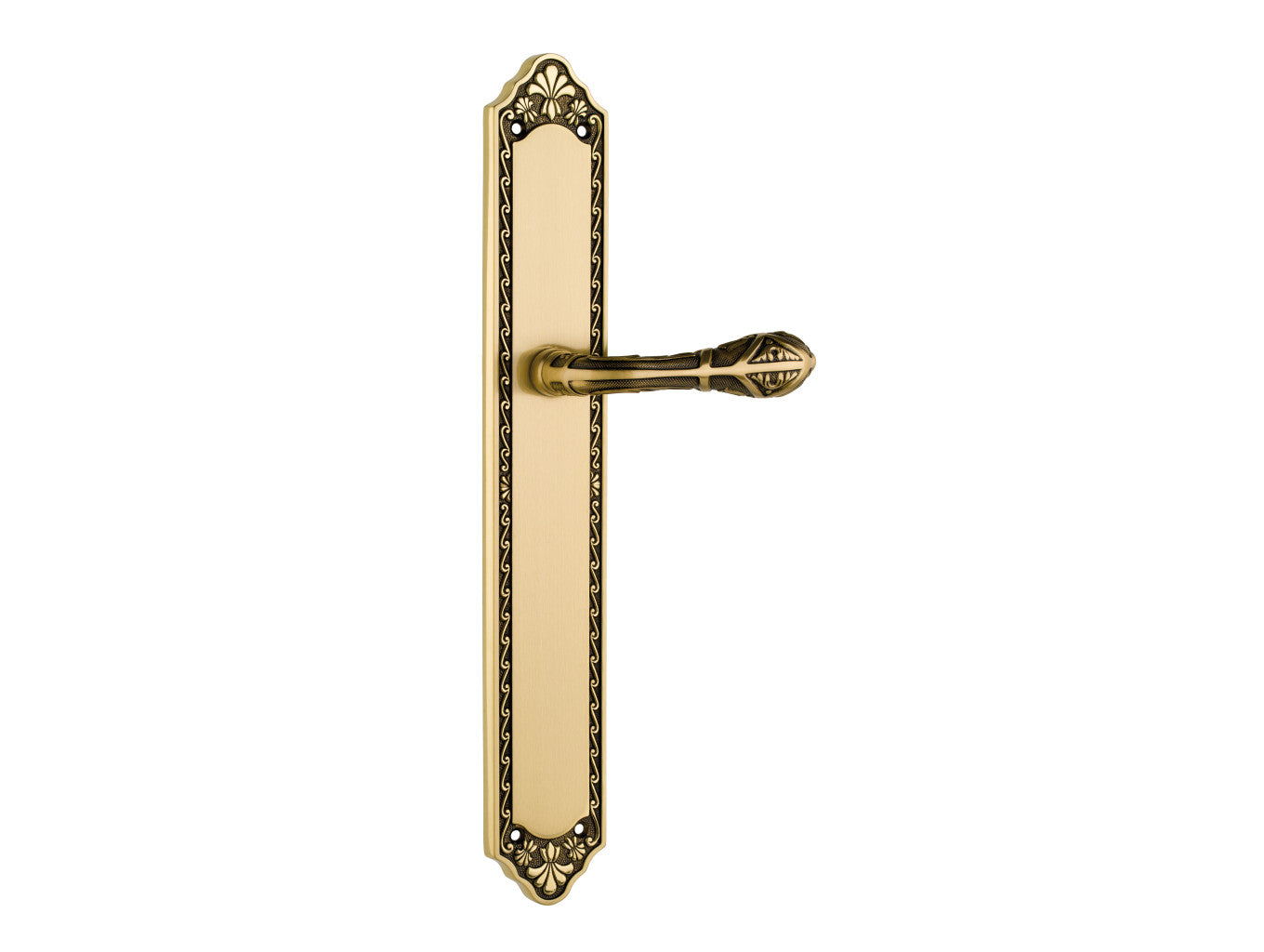 Bronces Mestre Clasica Door lever handles set on plates - 0A2934
