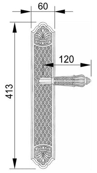 Technical drawing - Bronces Mestre