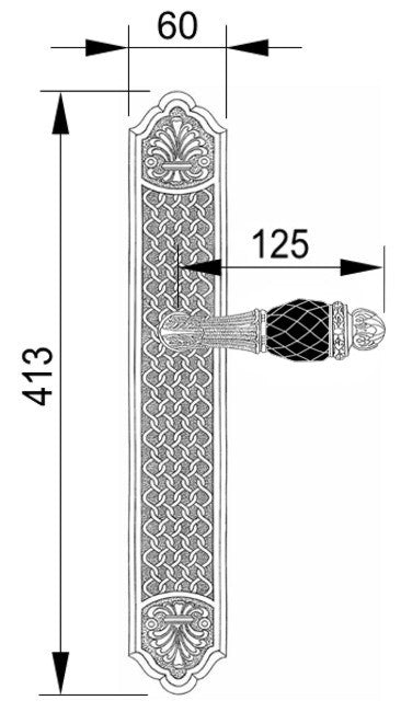 Technical drawing - Bronces Mestre