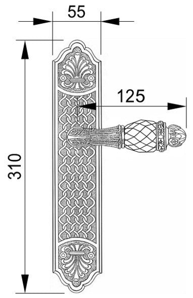 Technical drawing - Bronces Mestre