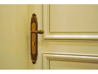 Clasica Door lever handles set on plates in interior - Bronces Mestre
