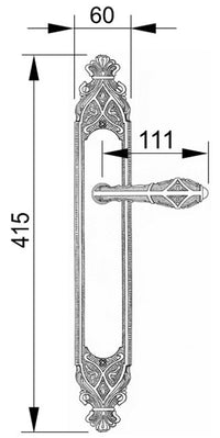 Technical drawing - Bronces Mestre