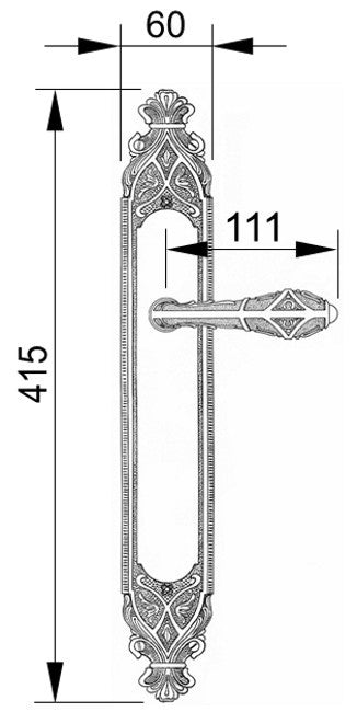 Technical drawing - Bronces Mestre