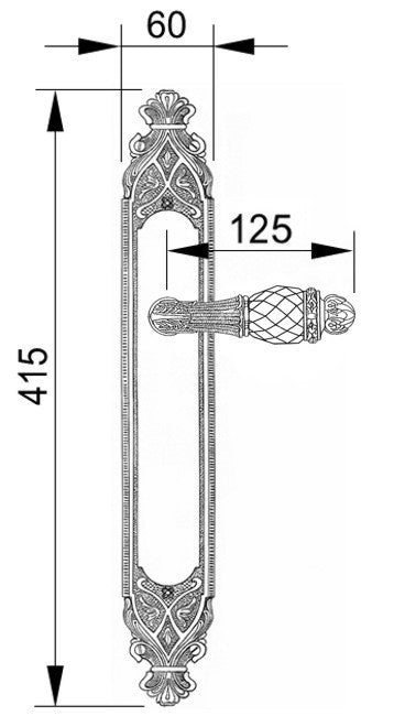 Technical drawing - Bronces Mestre