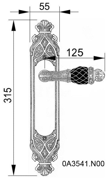 Technical drawing - Bronces Mestre