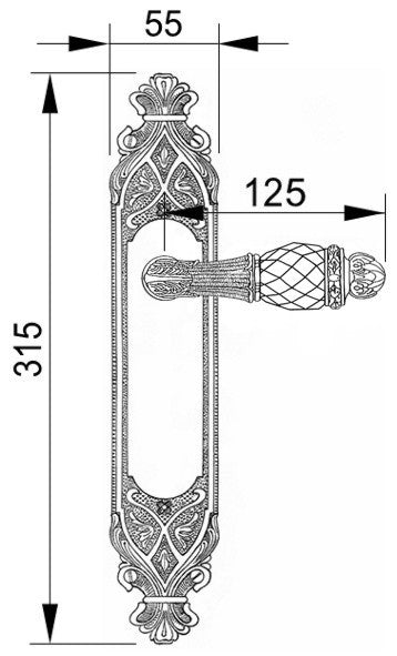 Technical drawing - Bronces Mestre