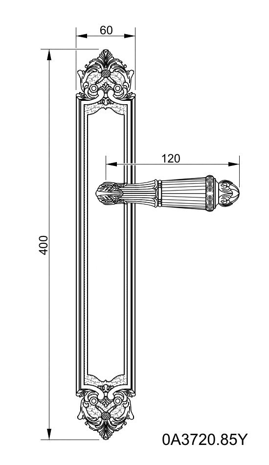 Technical drawing - Bronces Mestre