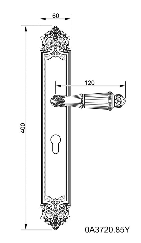 Technical drawing - Bronces Mestre