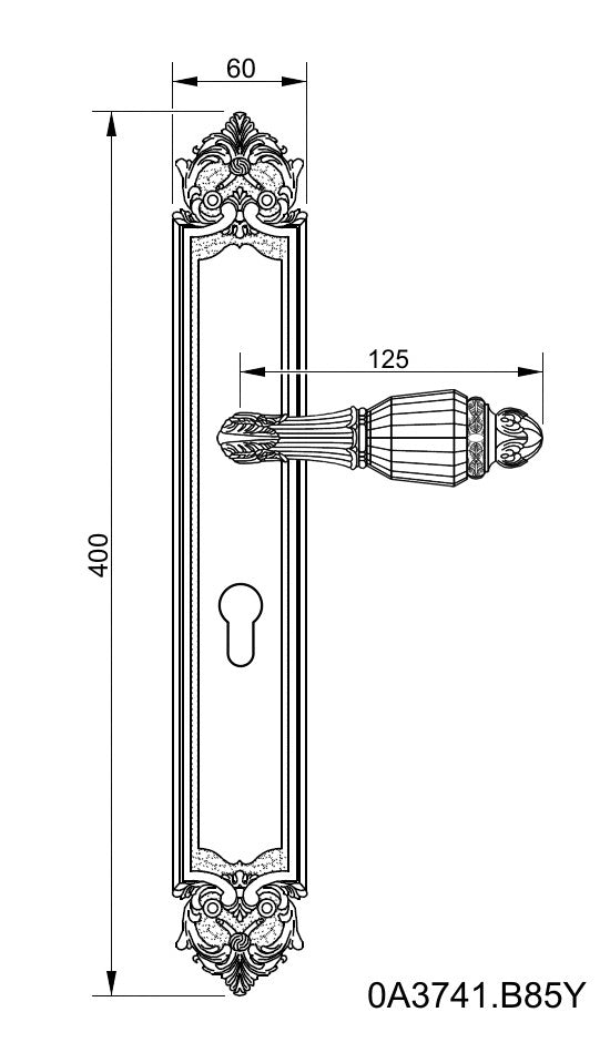 Technical drawing - Bronces Mestre