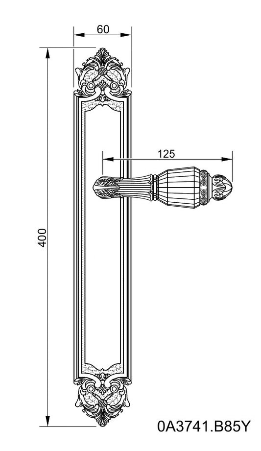Technical drawing - Bronces Mestre
