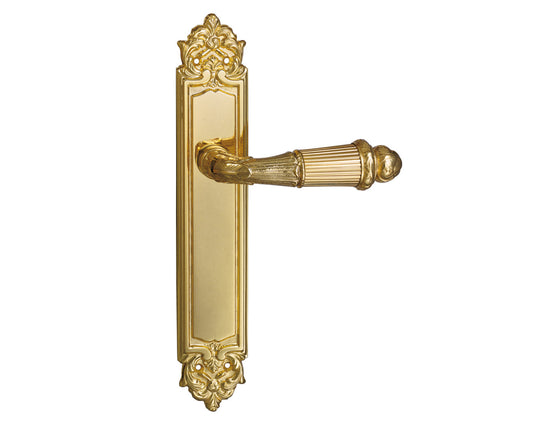 Bronces Mestre Clasica Door lever handles set on plates - 0A3870
