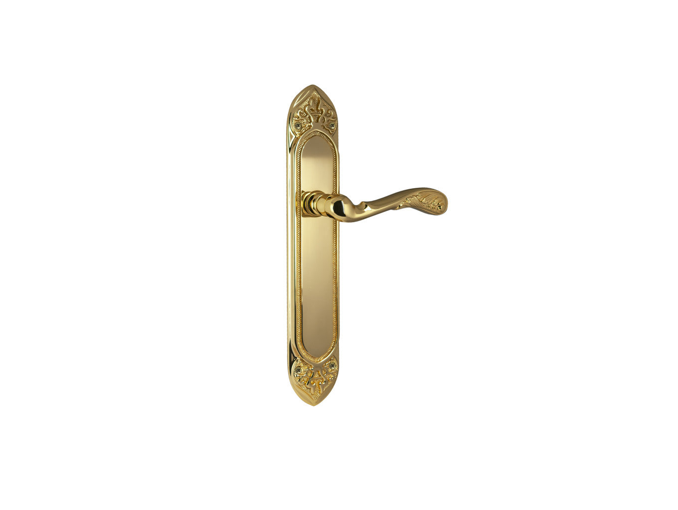 Bronces Mestre Mihrab Door handle on plate 53x300mm - 0A4160