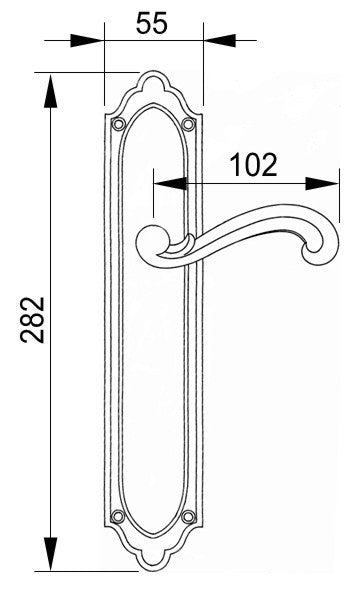 Technical drawing - Bronces Mestre