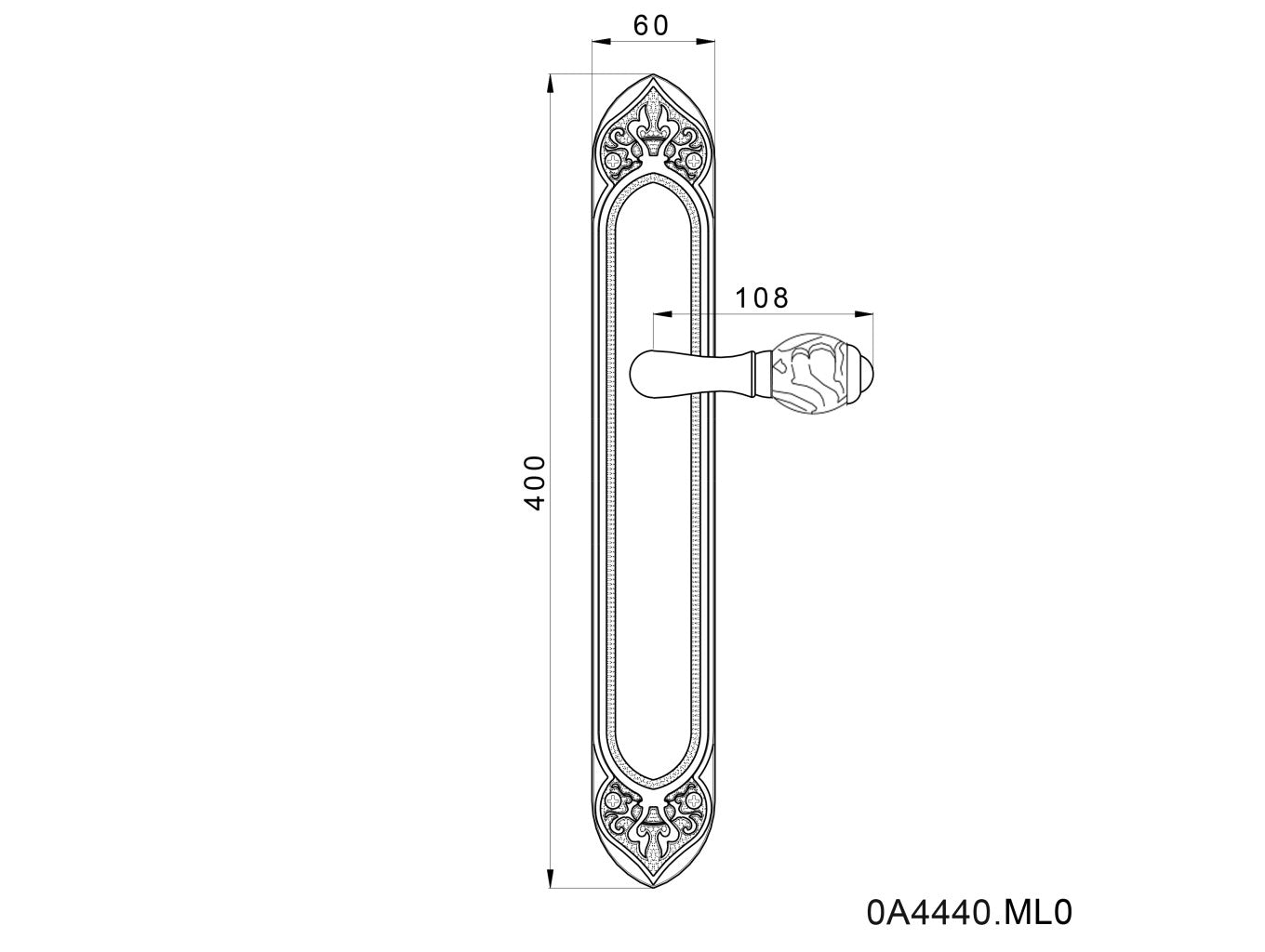 Technical drawing - Bronces Mestre