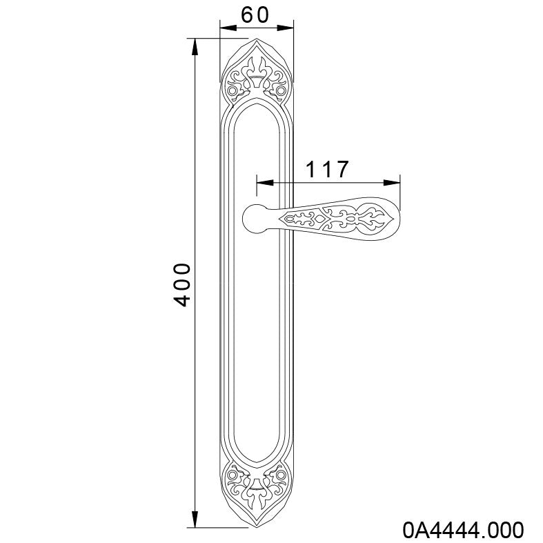 Technical drawing - Bronces Mestre