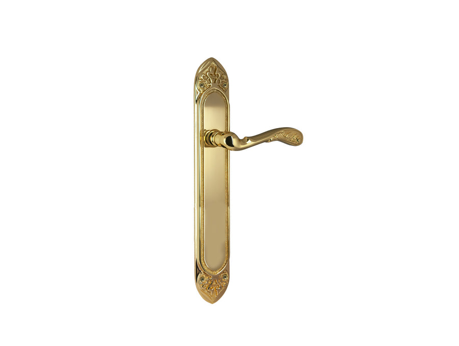 Bronces Mestre Mihrab Door handle on plate 60x400mm - 0A4460