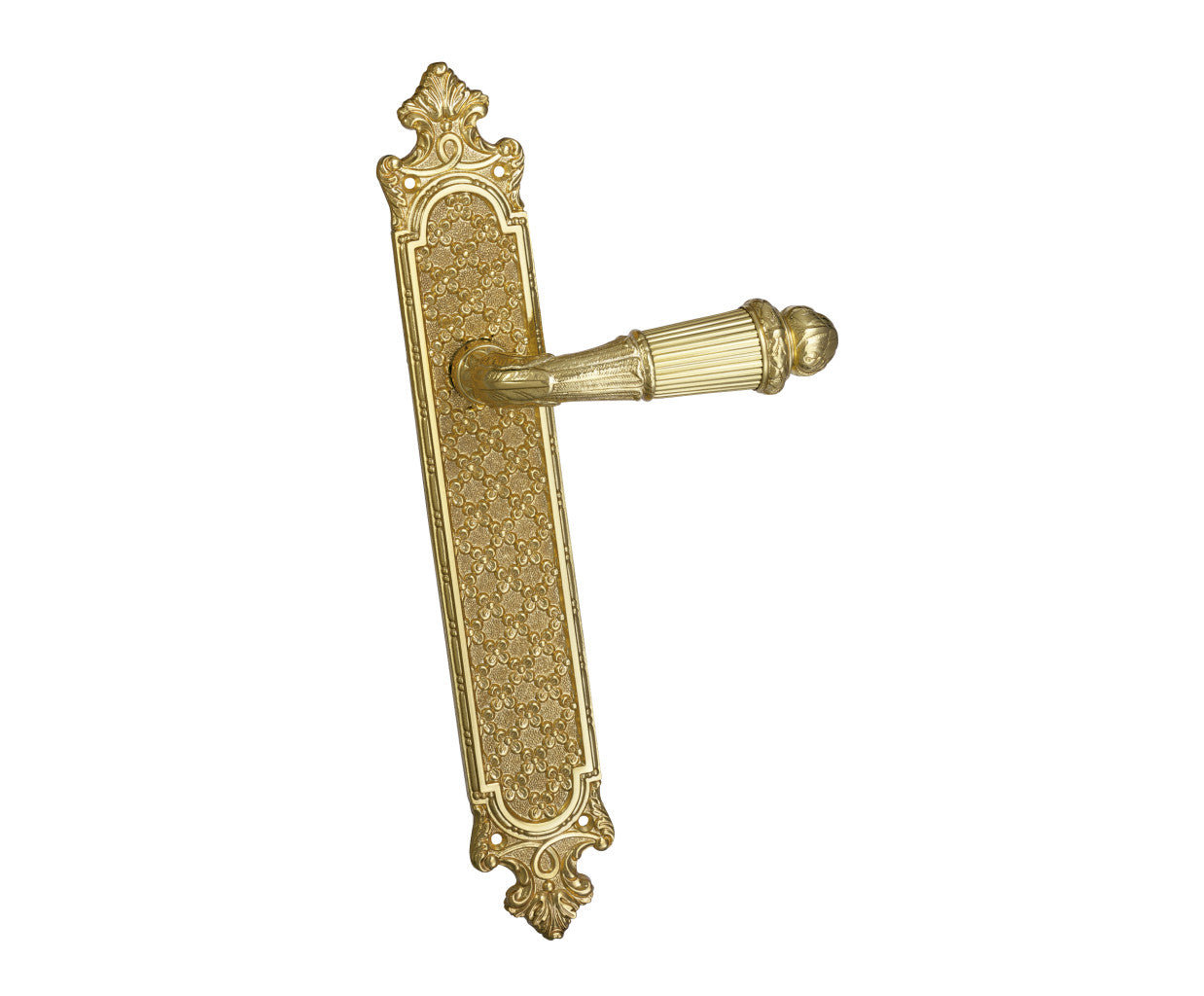 Bronces Mestre Clasica Door lever handles set on plates - 0A4620
