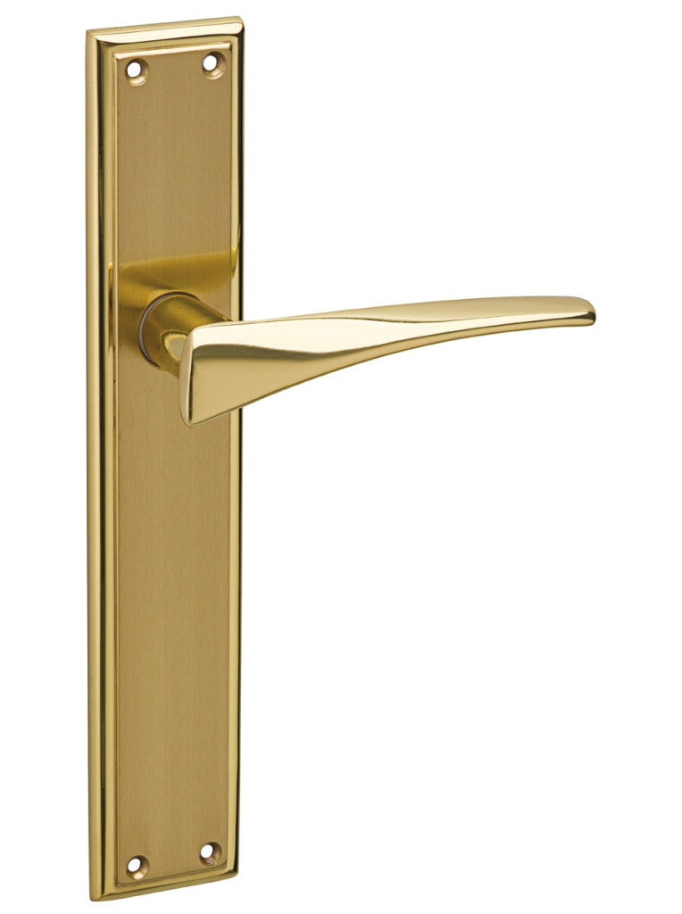 Bronces Mestre Domo Door lever handles set on plates - 0A4752