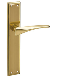 Bronces Mestre Domo Door lever handles set on plates - 0A4752