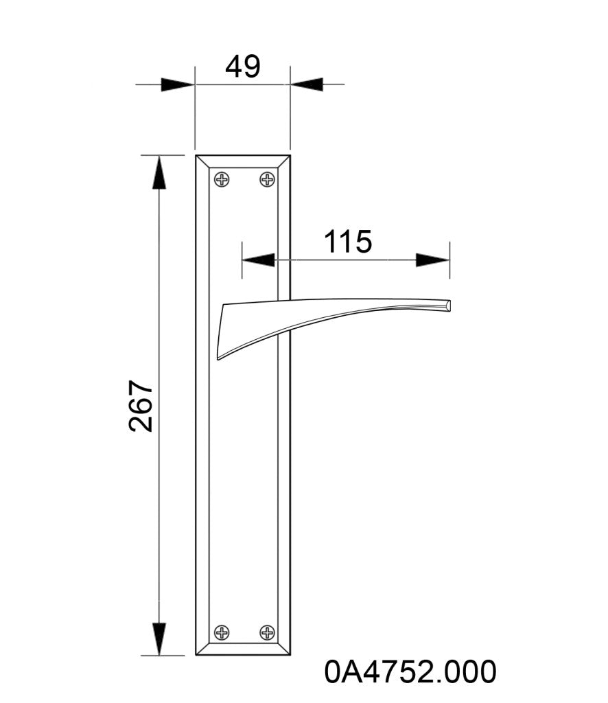 Technical drawing - Bronces Mestre