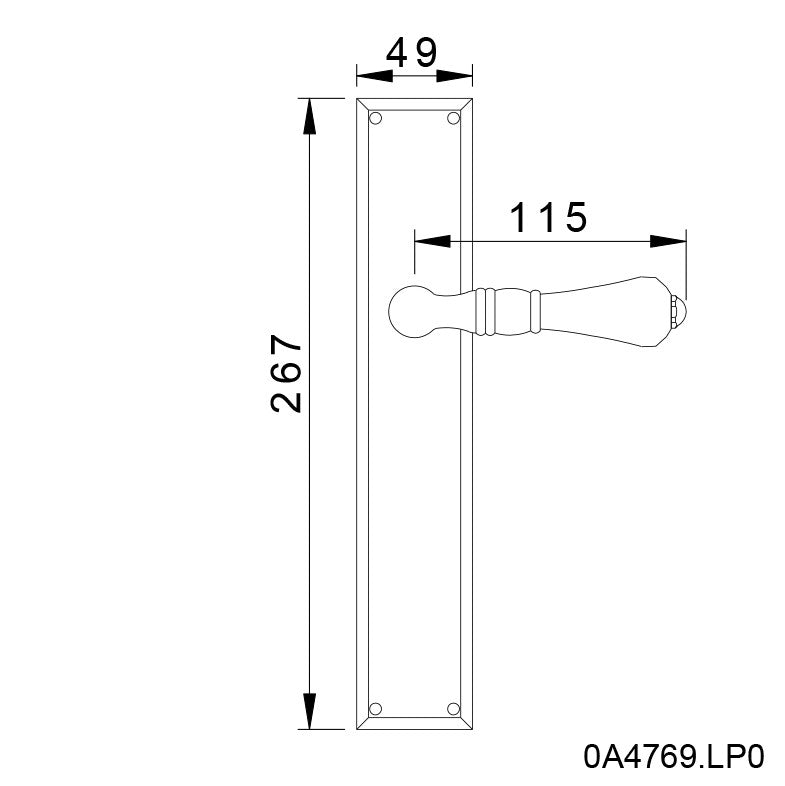 Technical drawing - Bronces Mestre