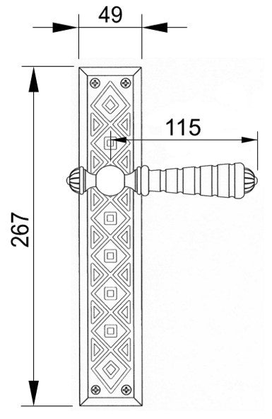 Technical drawing - Bronces Mestre