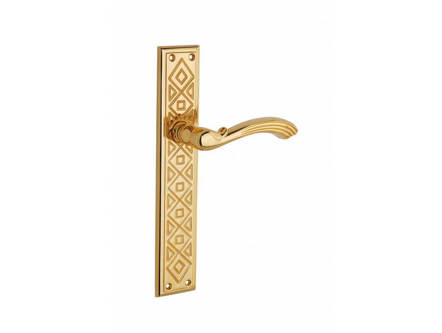 Bronces Mestre Urbe Door lever handles set on plates - 0A4893