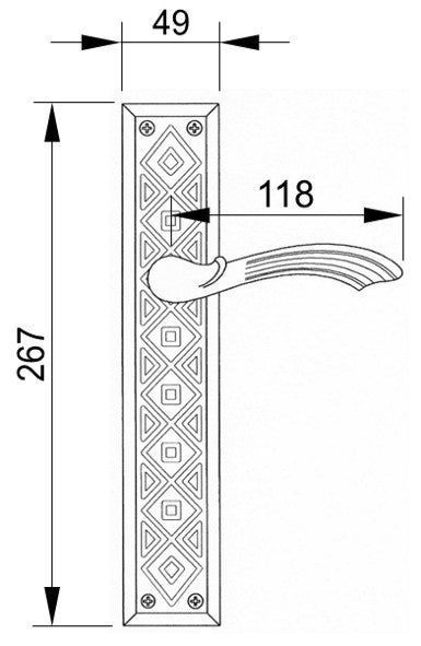 Technical drawing - Bronces Mestre