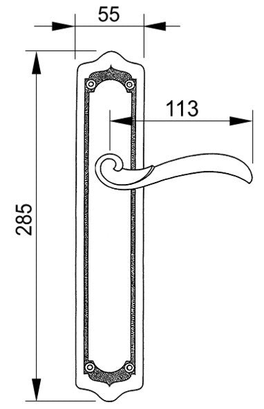 Technical drawing - Bronces Mestre