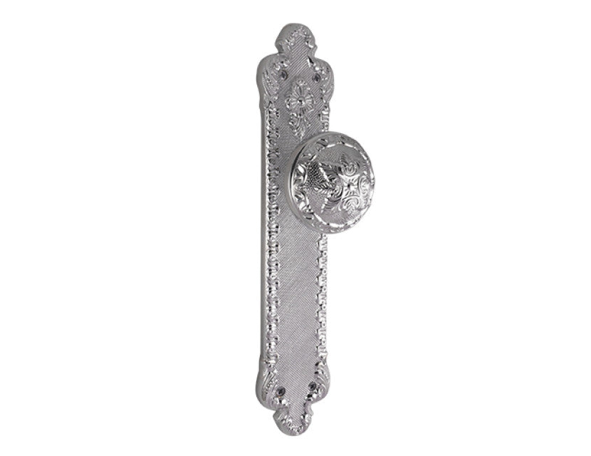Tür knob handles set on plates - 0D2824