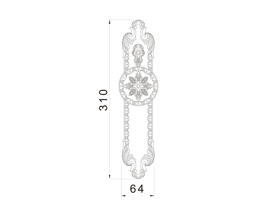 Technical drawing - Bronces Mestre