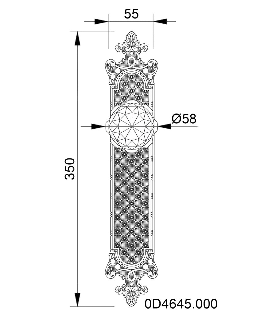Technical drawing - Bronces Mestre