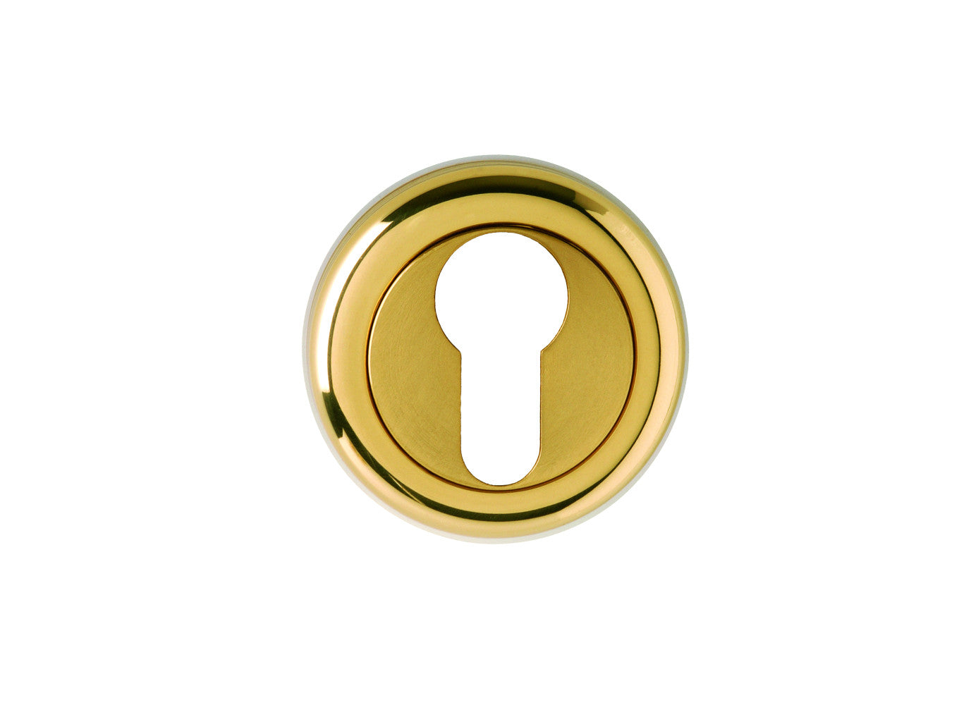 Bronces Mestre Clasica Escutcheon with keyhole europrofile - 0EY060