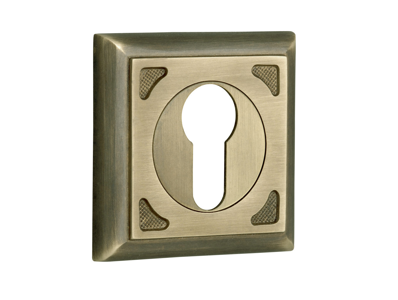 Bronces Mestre Urbe Escutcheon with keyhole europrofile - 0EY066