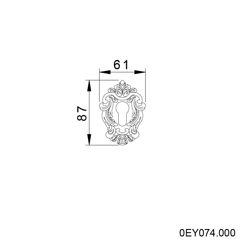 Technical drawing - Bronces Mestre