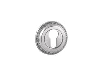 Bronces Mestre Metropolis Escutcheon with keyhole europrofile and Swarovski Crystal Rocks - 0EY081