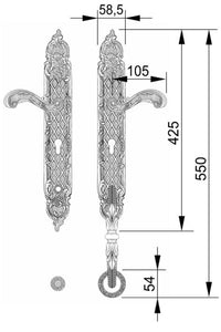 Technical drawing - Bronces Mestre