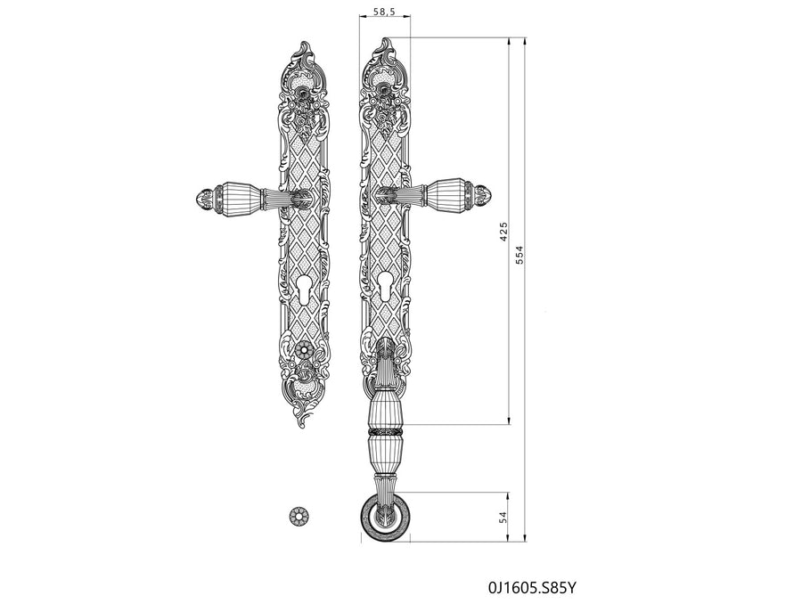 Technical drawing - Bronces Mestre