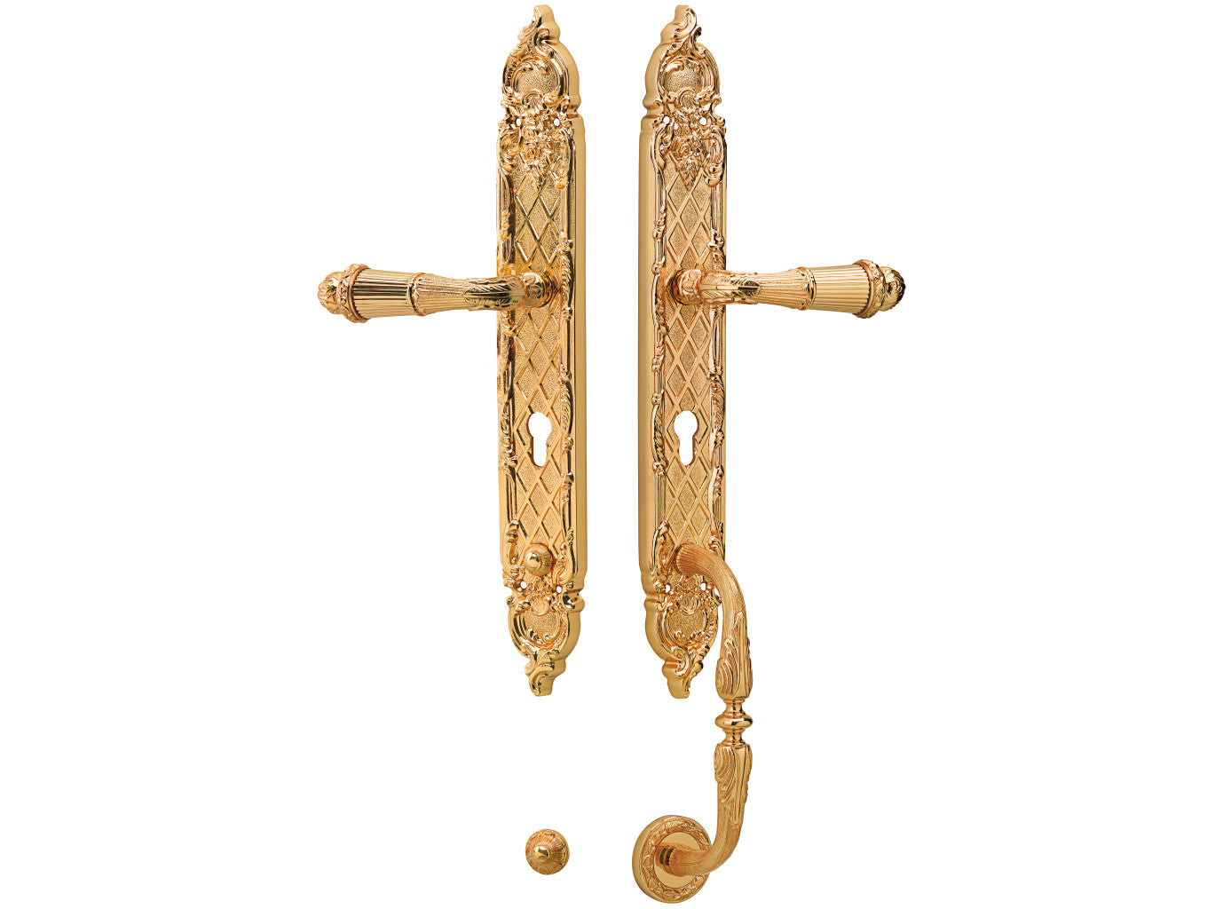 Bronces Mestre Clasica Entrance door set with keyhole europrofile 85mm - 0J1606