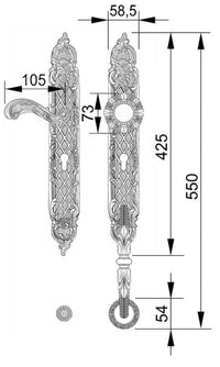 Technical drawing - Bronces Mestre